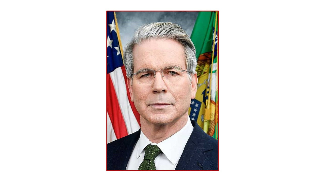 Scott Bessent, Secretary of the Treasury