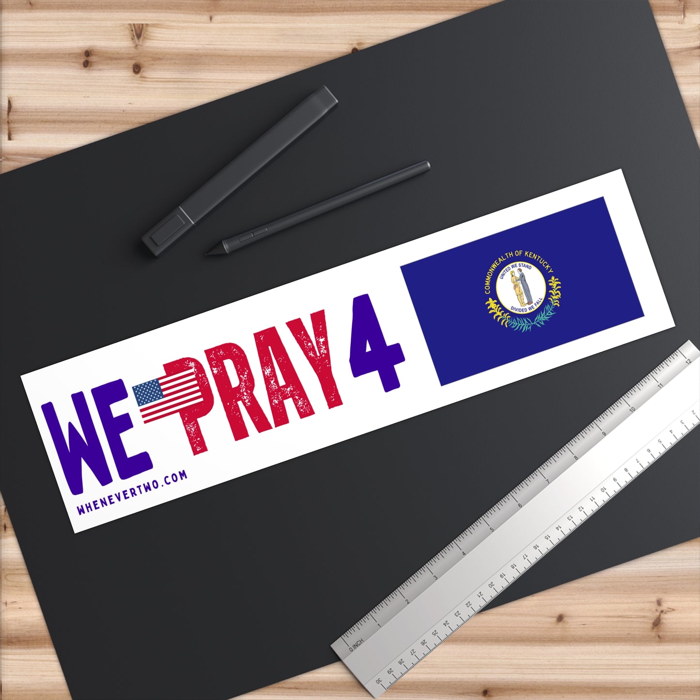 Kentucky - We Pray - Bumper Sticker - Large