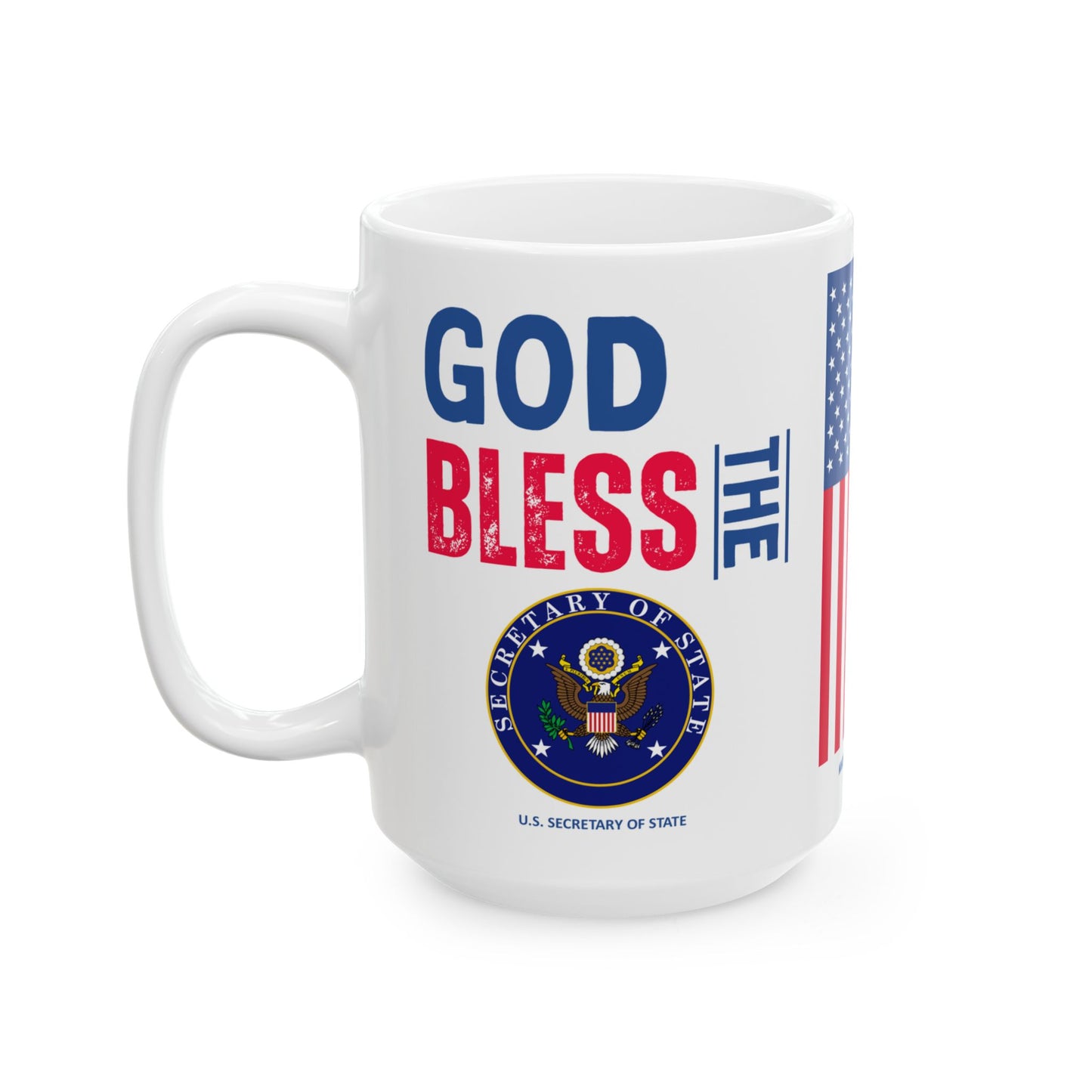 State - Cabinet - God Bless - Mug - 15 oz