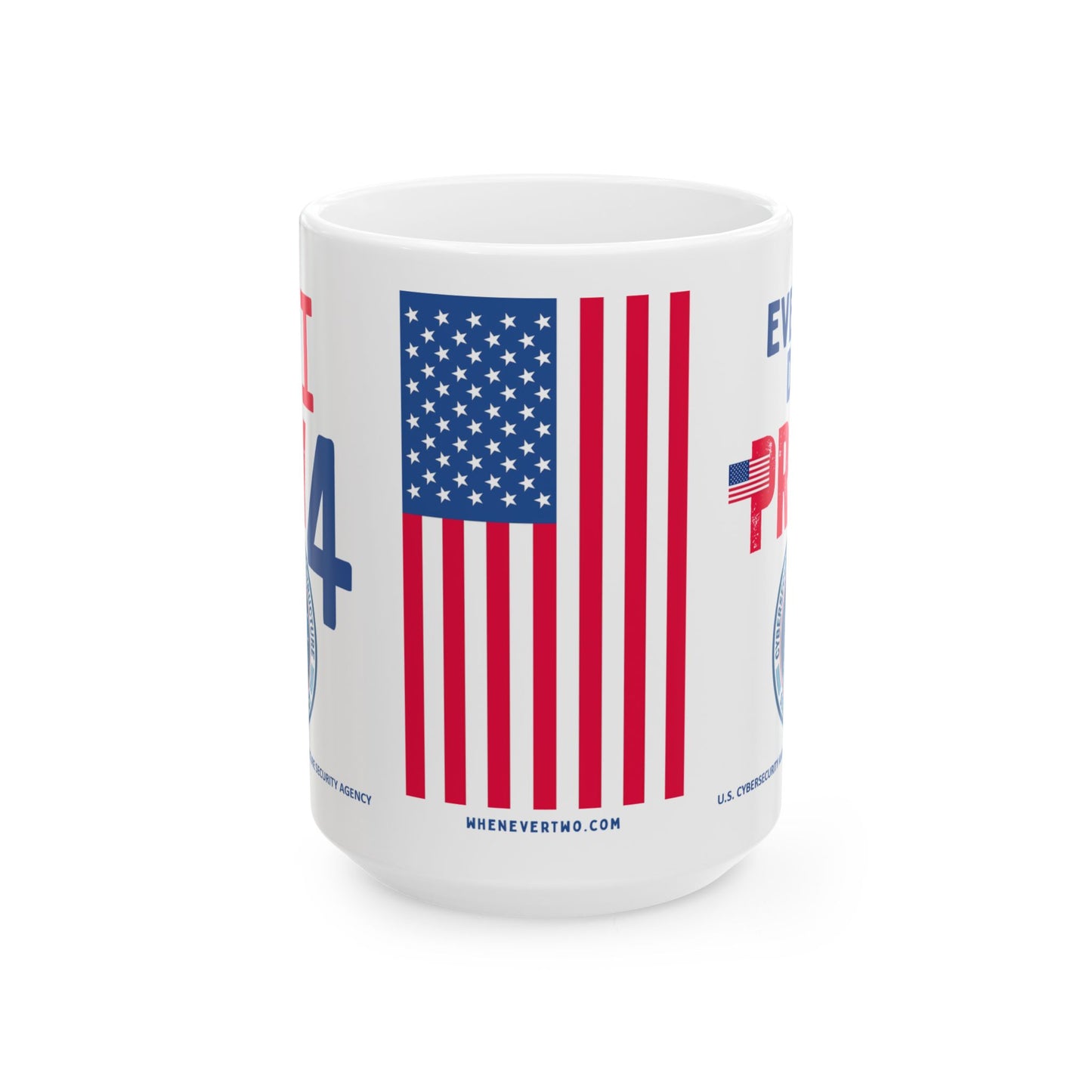 U.S. Cybersecurity and Infrastructure Security Agency - Major Agencies - I Pray - Mug - 15 oz