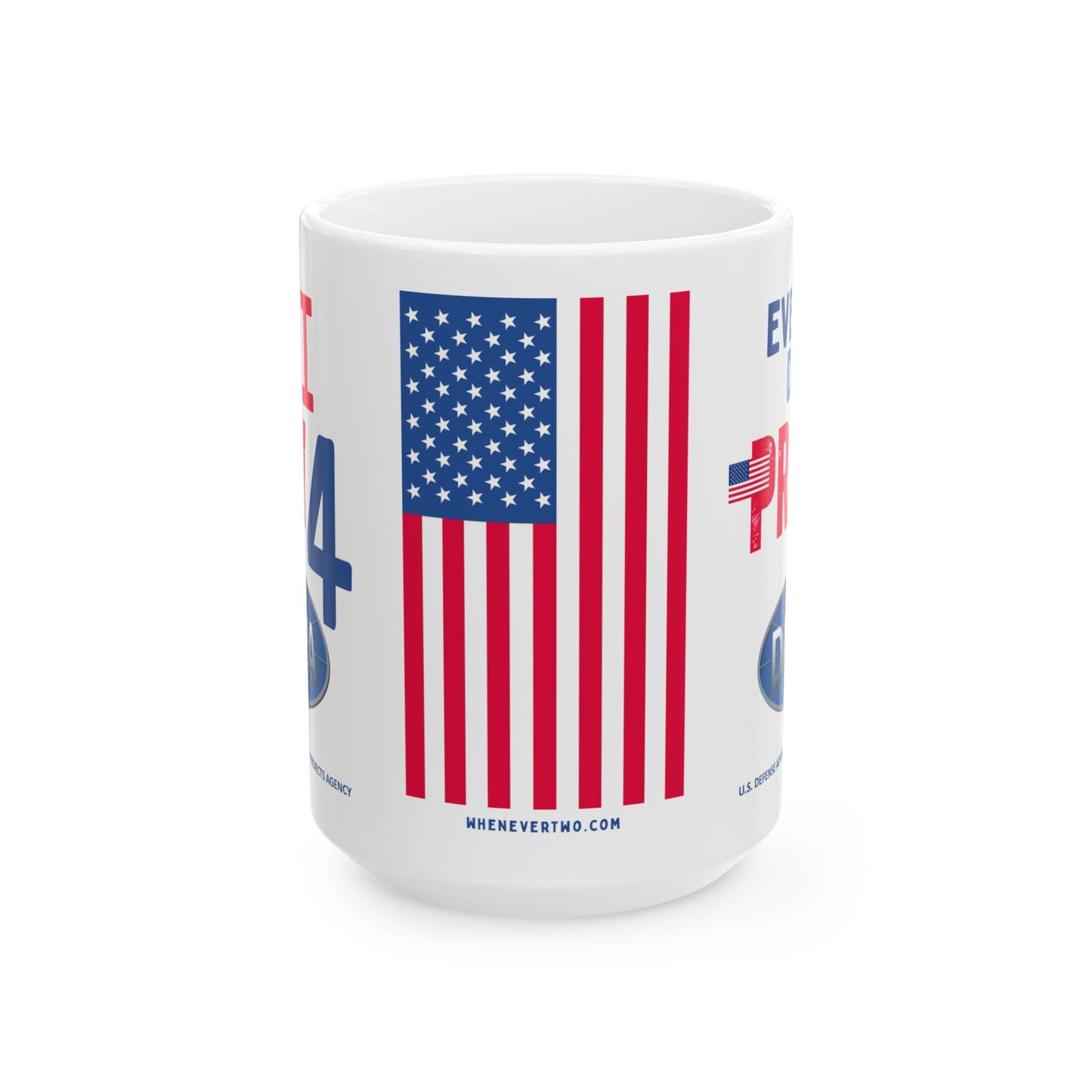 U.S. Defense Advanced Research Projects Agency - Major Agencies - I Pray - Mug - 15 oz
