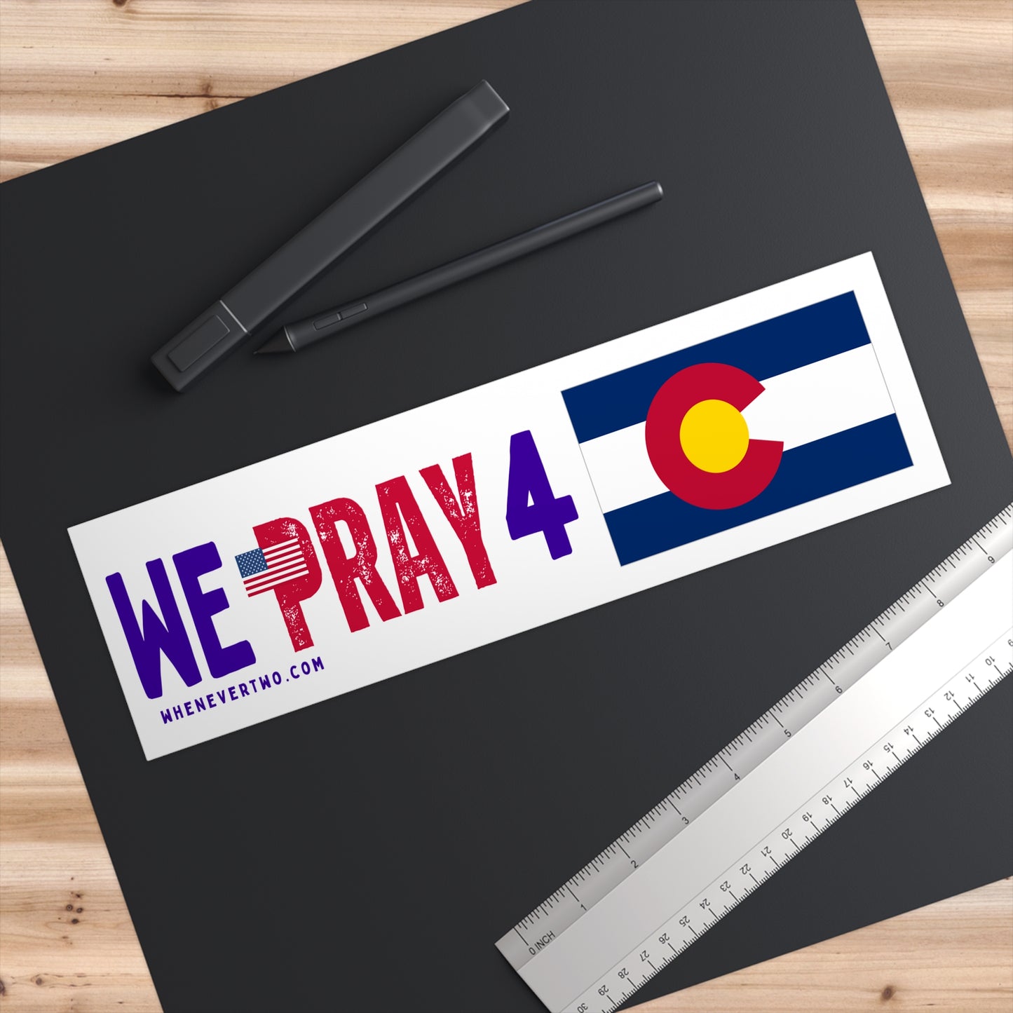 Colorado - We Pray - Bumper Sticker - Regular