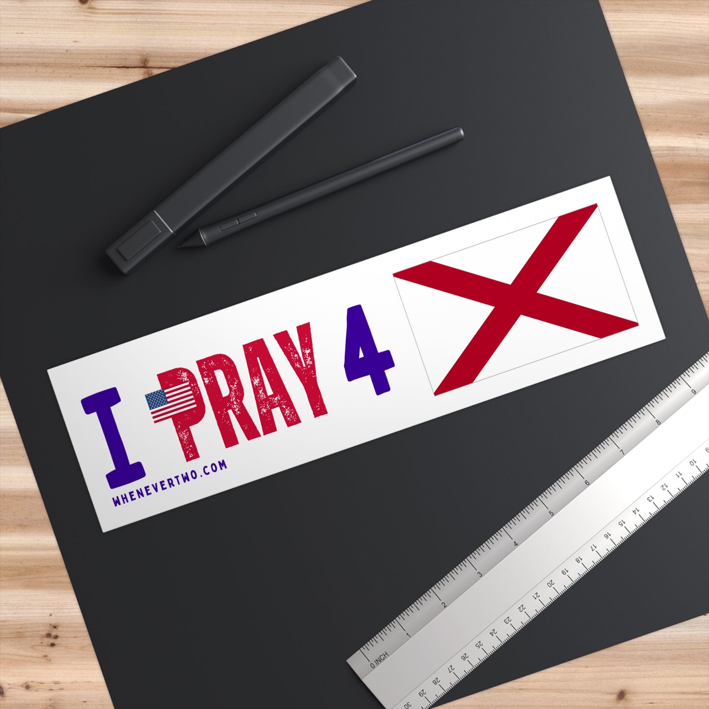 Alabama - I Pray - Bumper Sticker - Regular