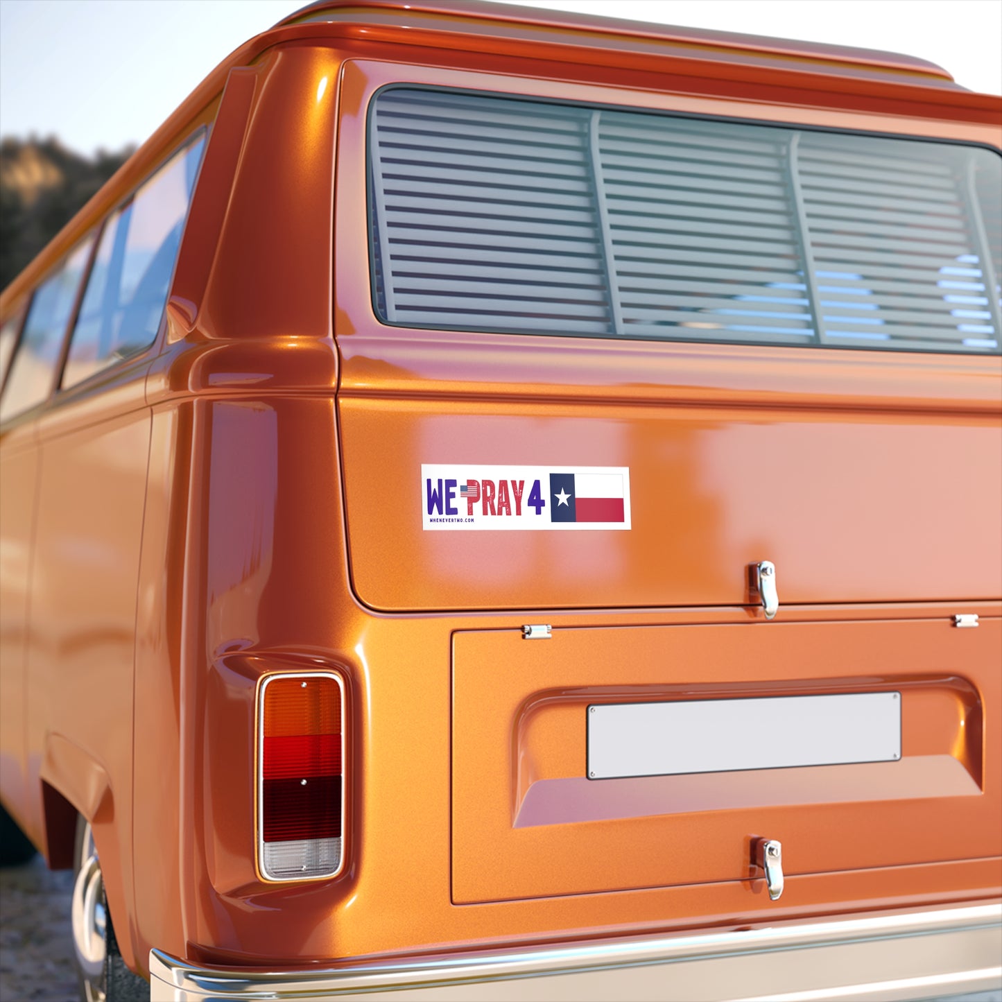 Texas - We Pray - Bumper Sticker - Regular