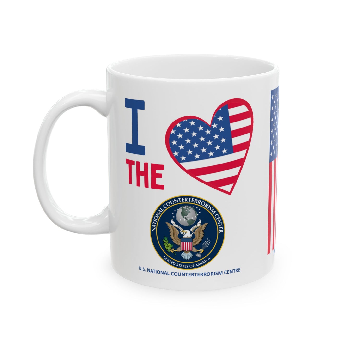 U.S. National Counterterrorism Centre - Major Agencies - I Love - Mug - 11 oz