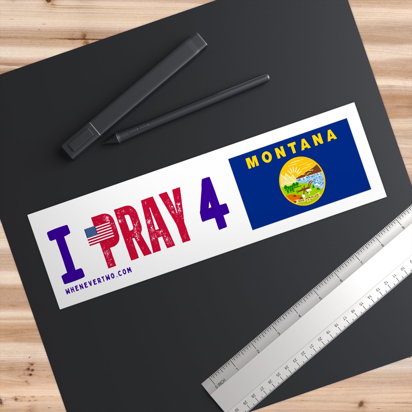 Montana - I Pray - Bumper Sticker - Regular