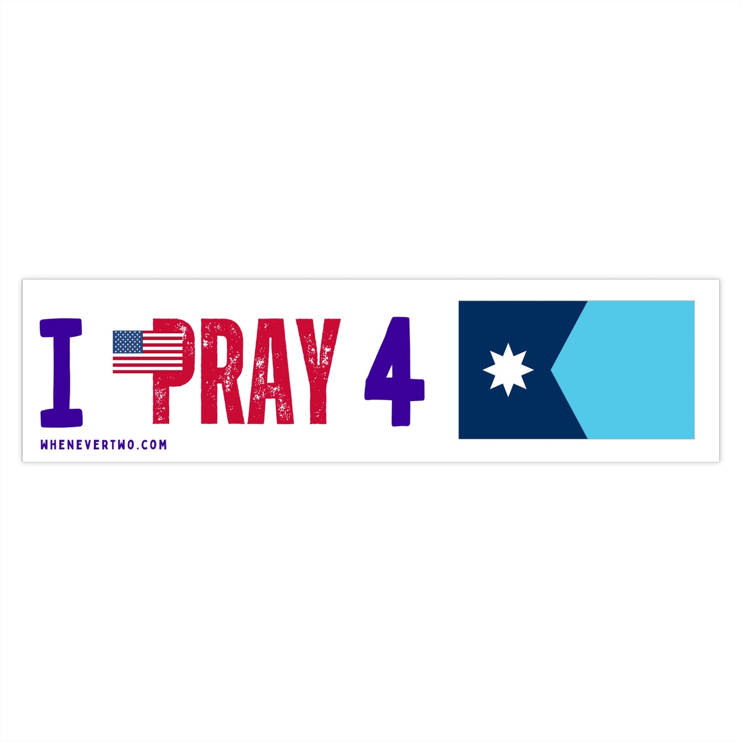 Minnesota - I Pray - Bumper Sticker - Large