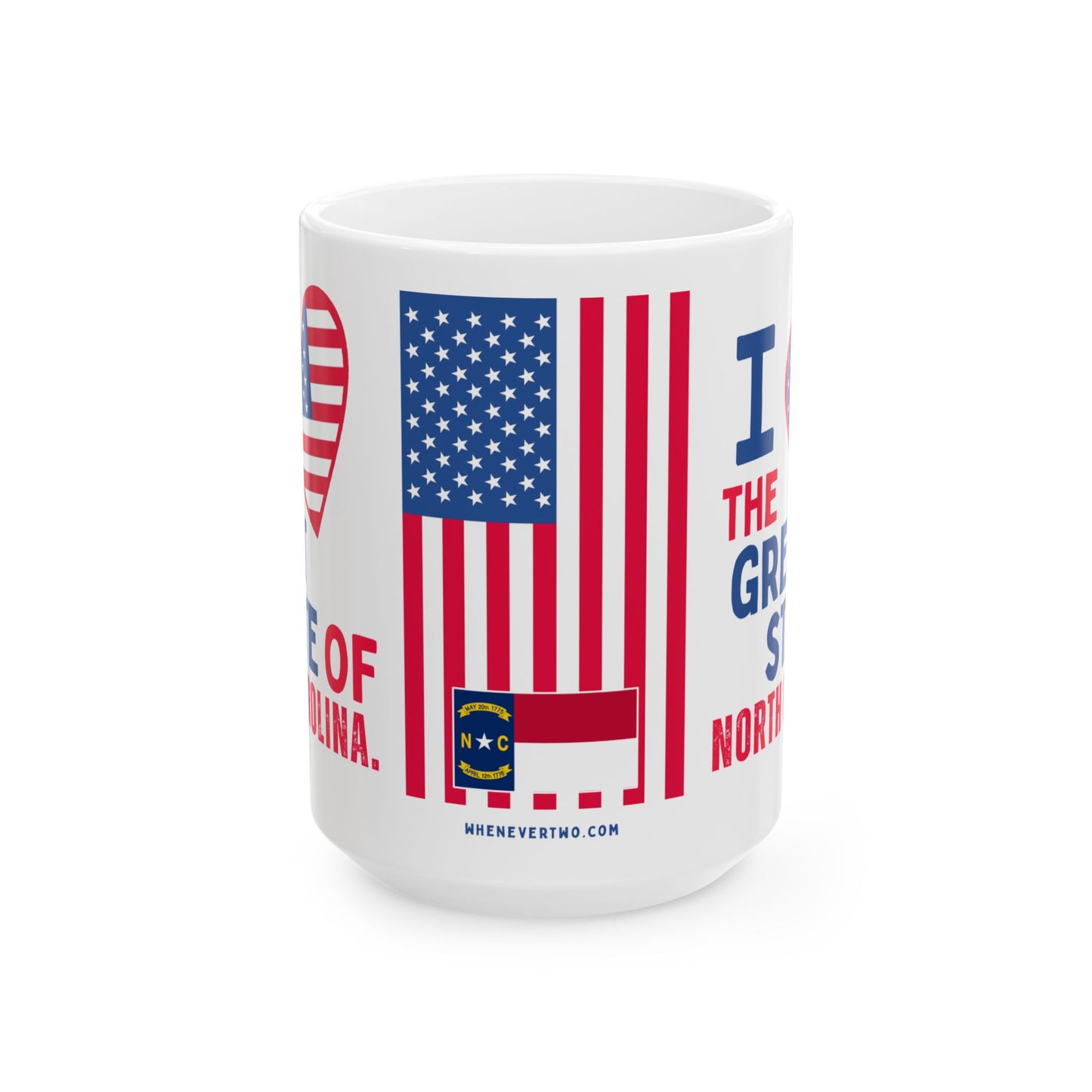 North Carolina - I Love - Mug - 15 oz