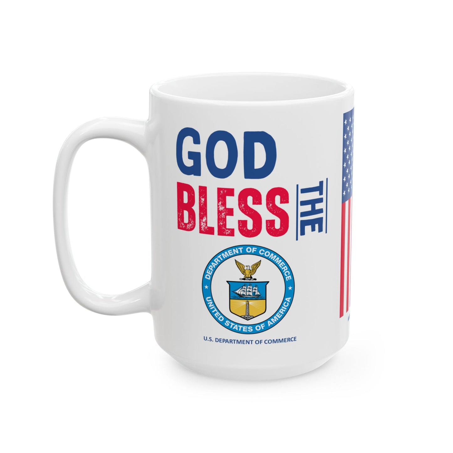 Commerce - Cabinet - God Bless - Mug - 15 oz