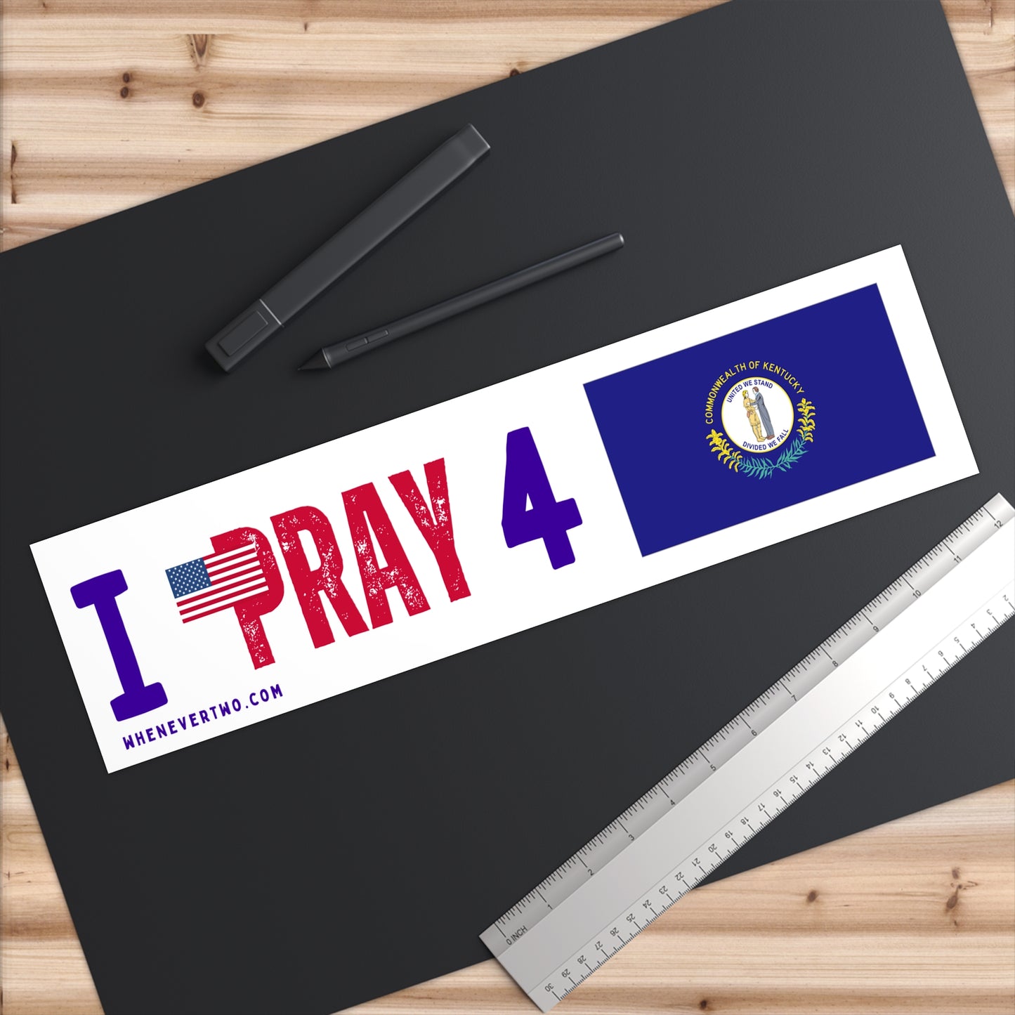 Kentucky - I Pray - Bumper Sticker - Large