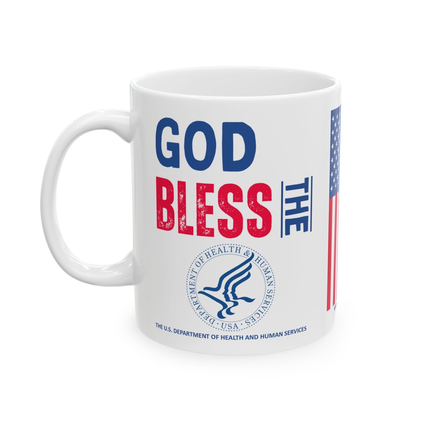 Health and Human Services - Cabinet - God Bless - Mug - 11 oz