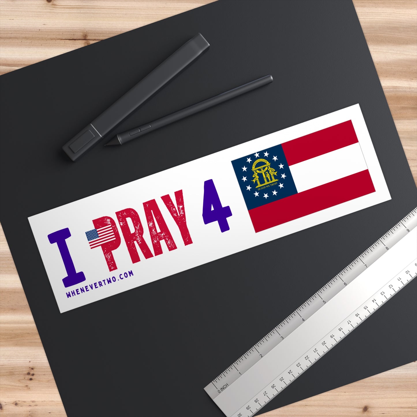 Georgia - I Pray - Bumper Sticker - Regular