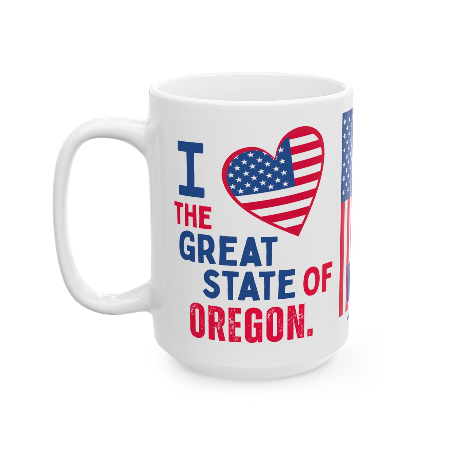 Oregon - I Love - Mug - 15 oz