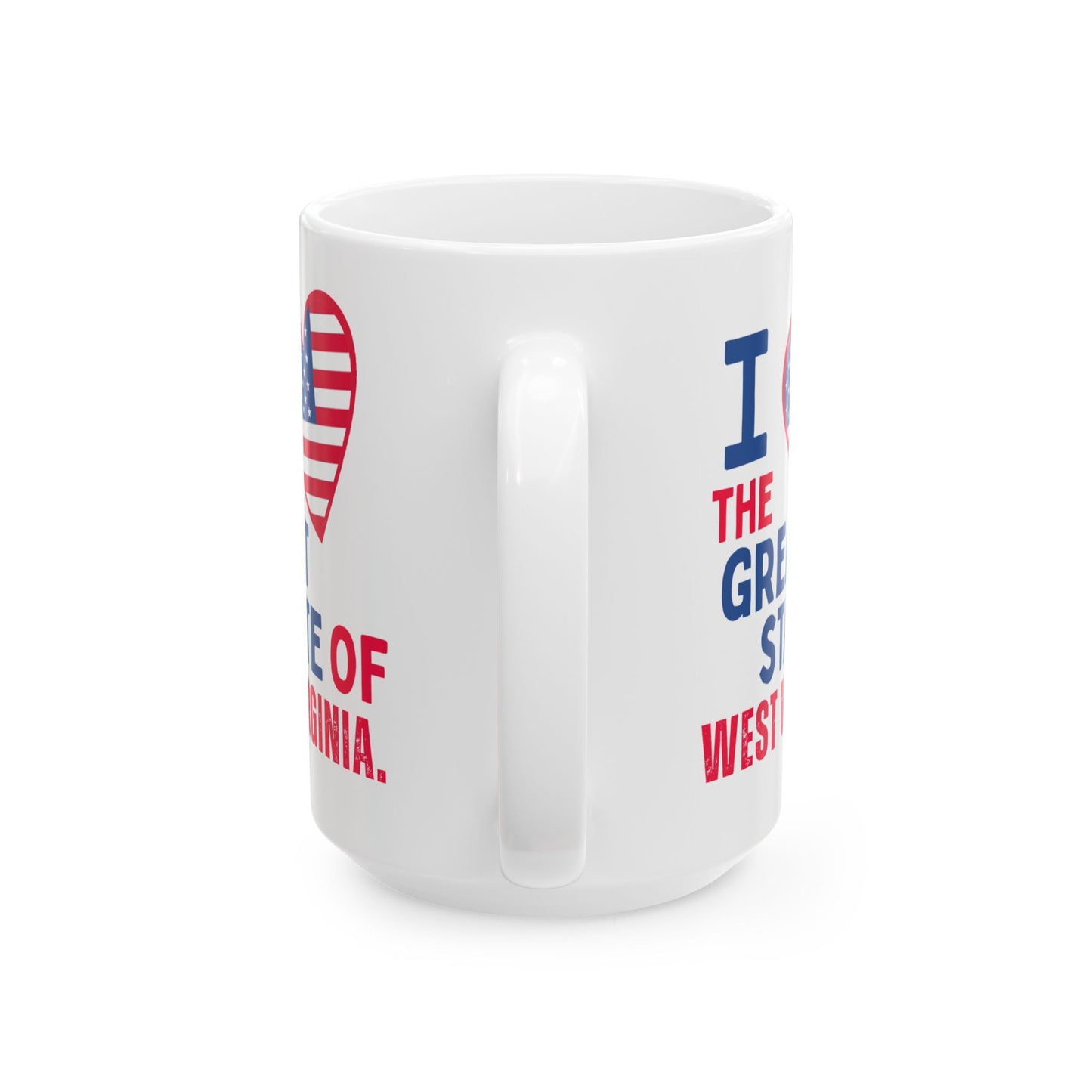 West Virginia - I Love - Mug - 15 oz