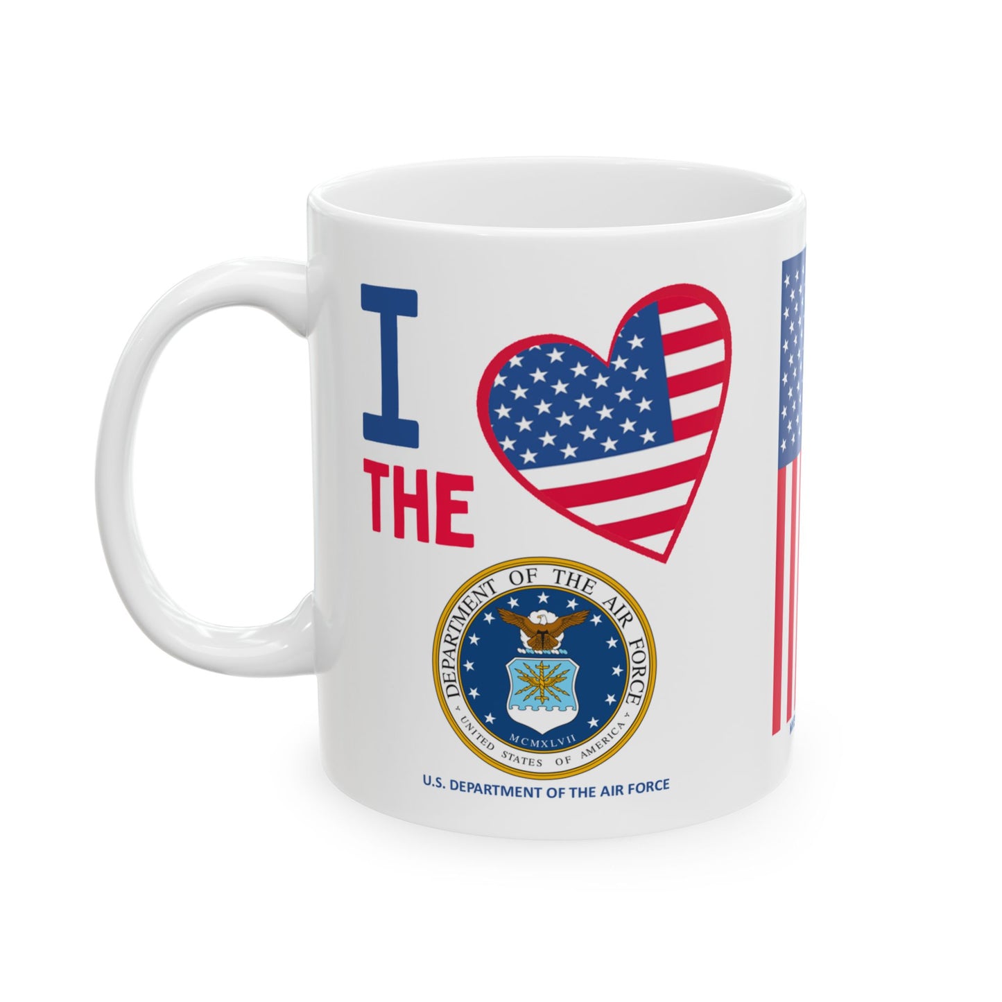 U.S. Department of the Air Force - Major Agencies - I Love - Mug - 11 oz