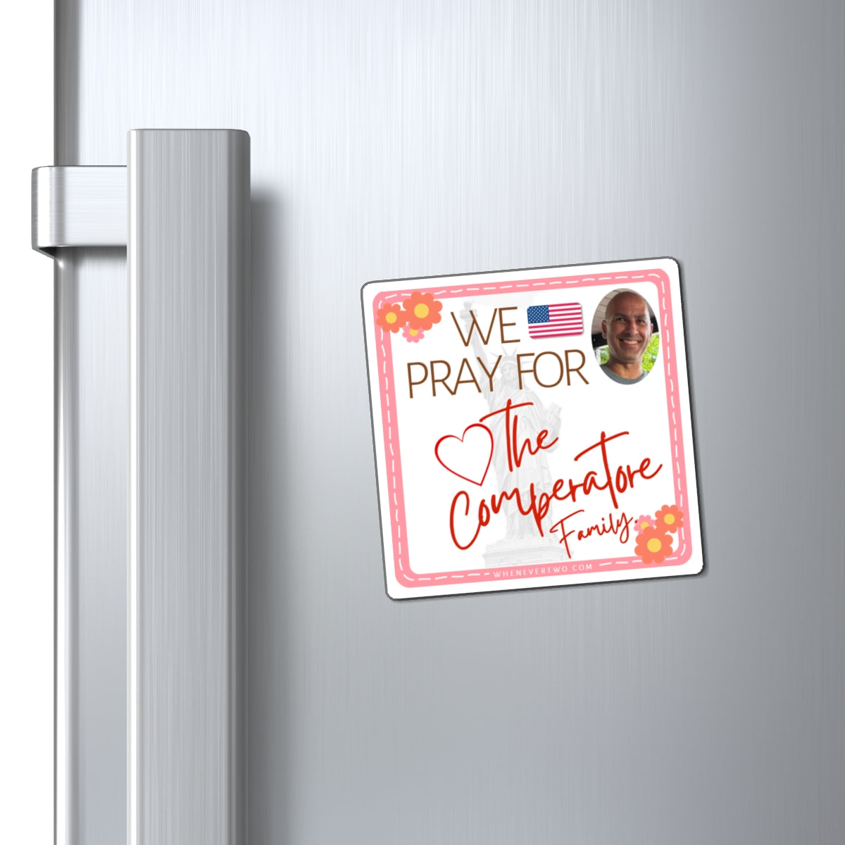 Corie Comperatore RIP - Families Of The Fallen - The Girl Cave Magnet - 3''