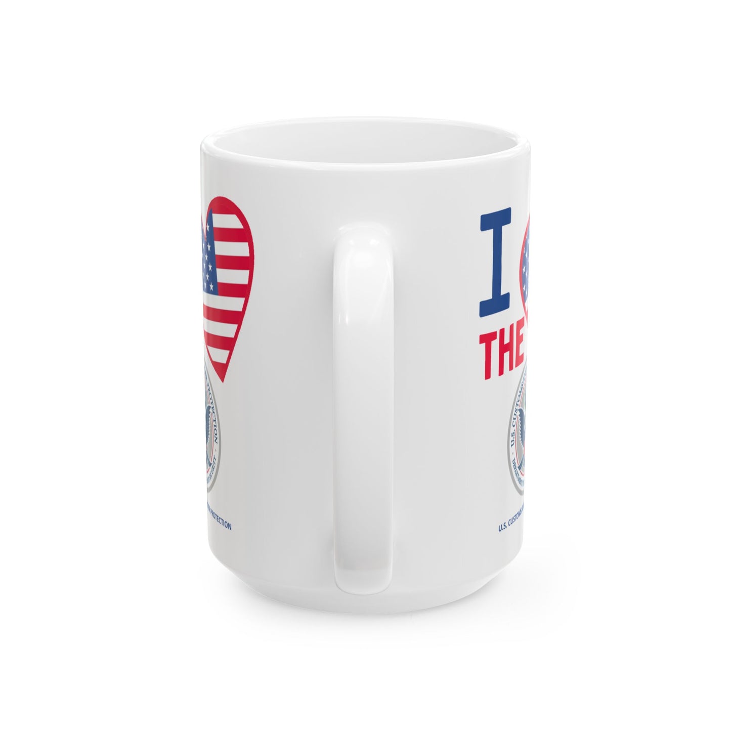U.S. Customs and Border Protection - Major Agencies - I Love - Mug - 15 oz