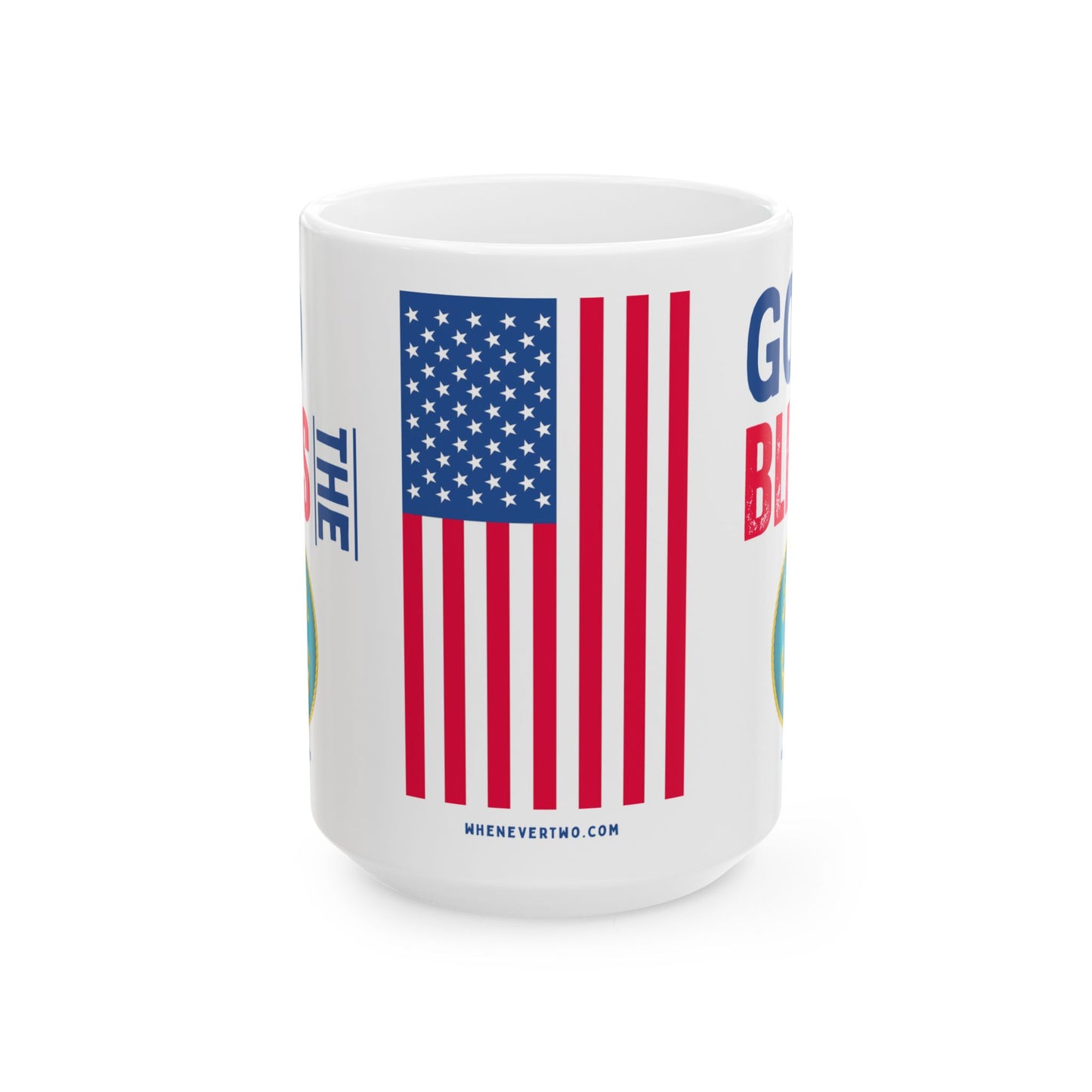 U.S. Coast Guard - Major Agencies - God Bless - Mug - 15 oz