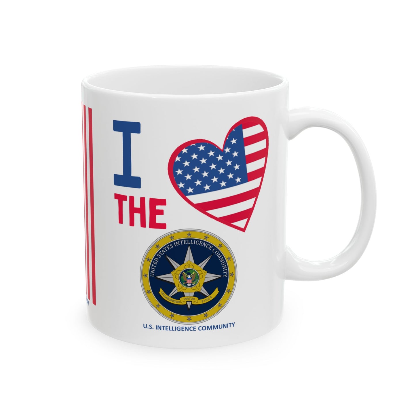 U.S. Intelligence Community - Major Agencies - I Love - Mug - 11 oz