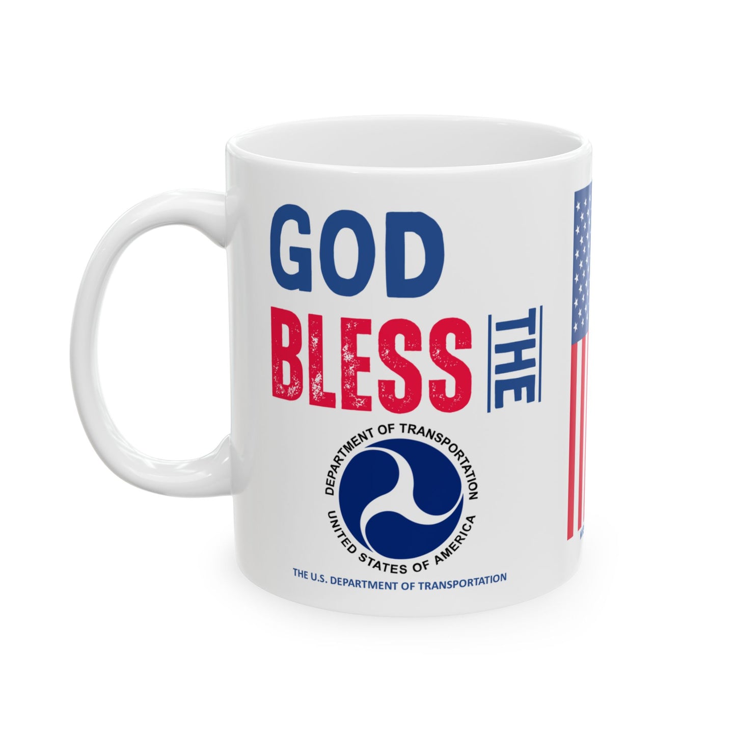 Transportation - Cabinet - God Bless - Mug - 11 oz