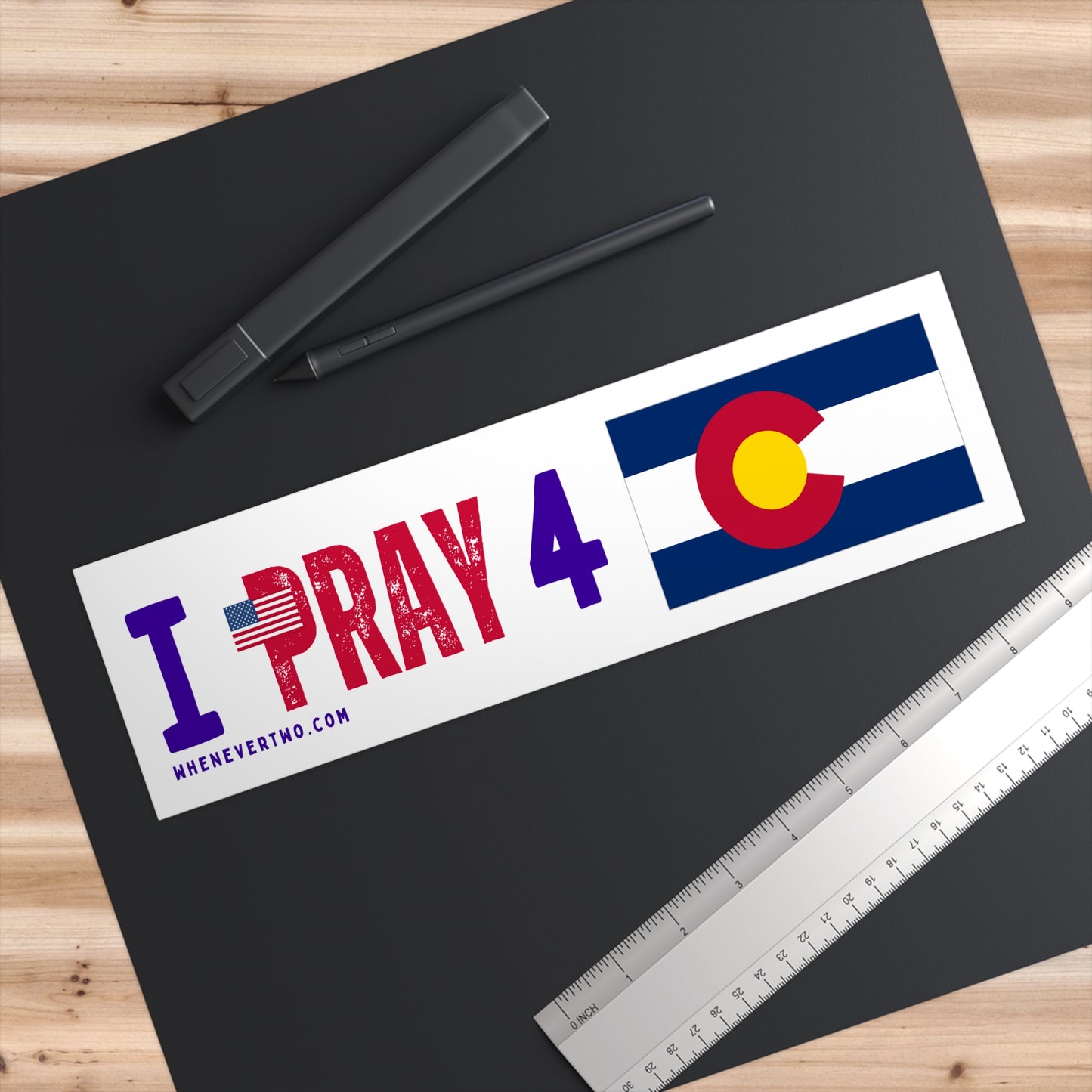 Colorado - I Pray - Bumper Sticker - Regular