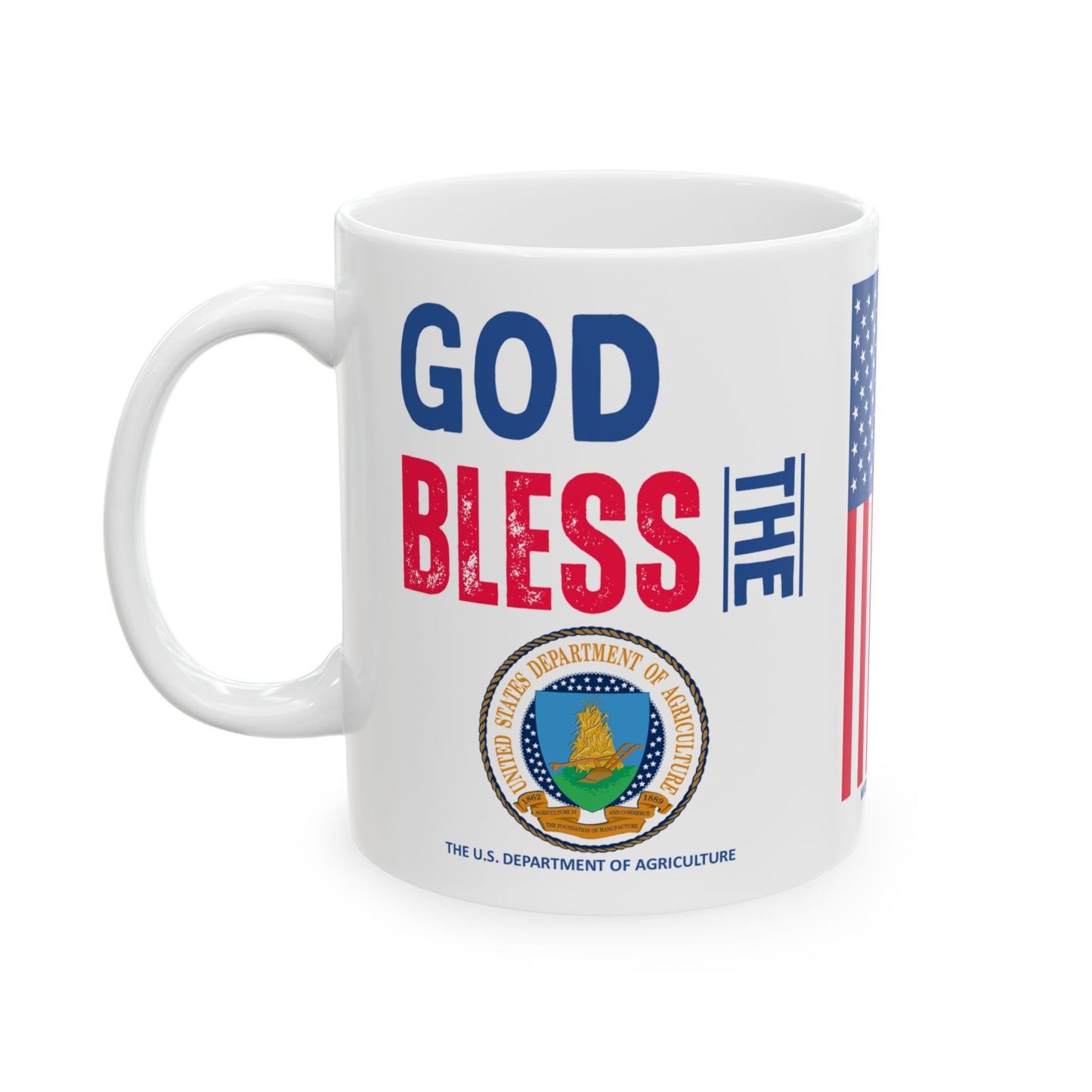 Agriculture - Cabinet - God Bless - Mug - 11 oz
