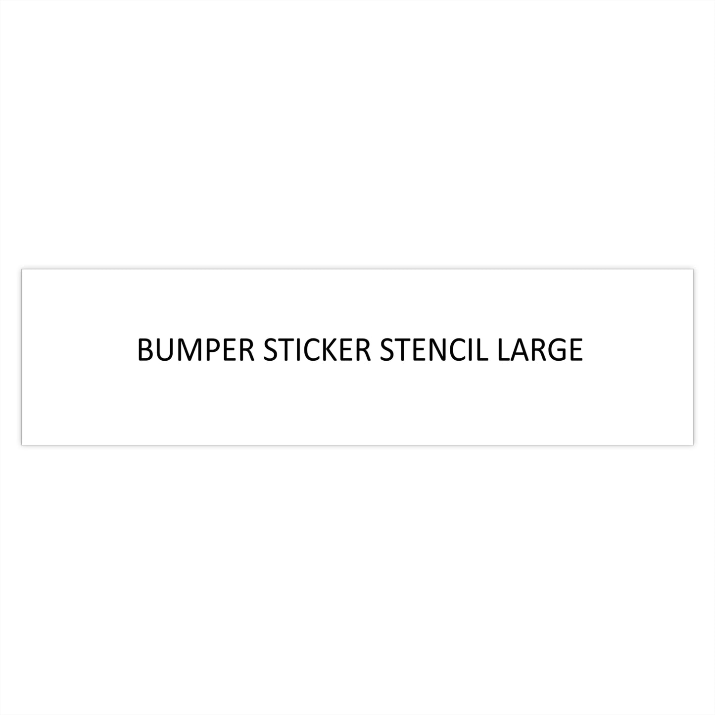 AAA MASTER Bumper Stickers Large