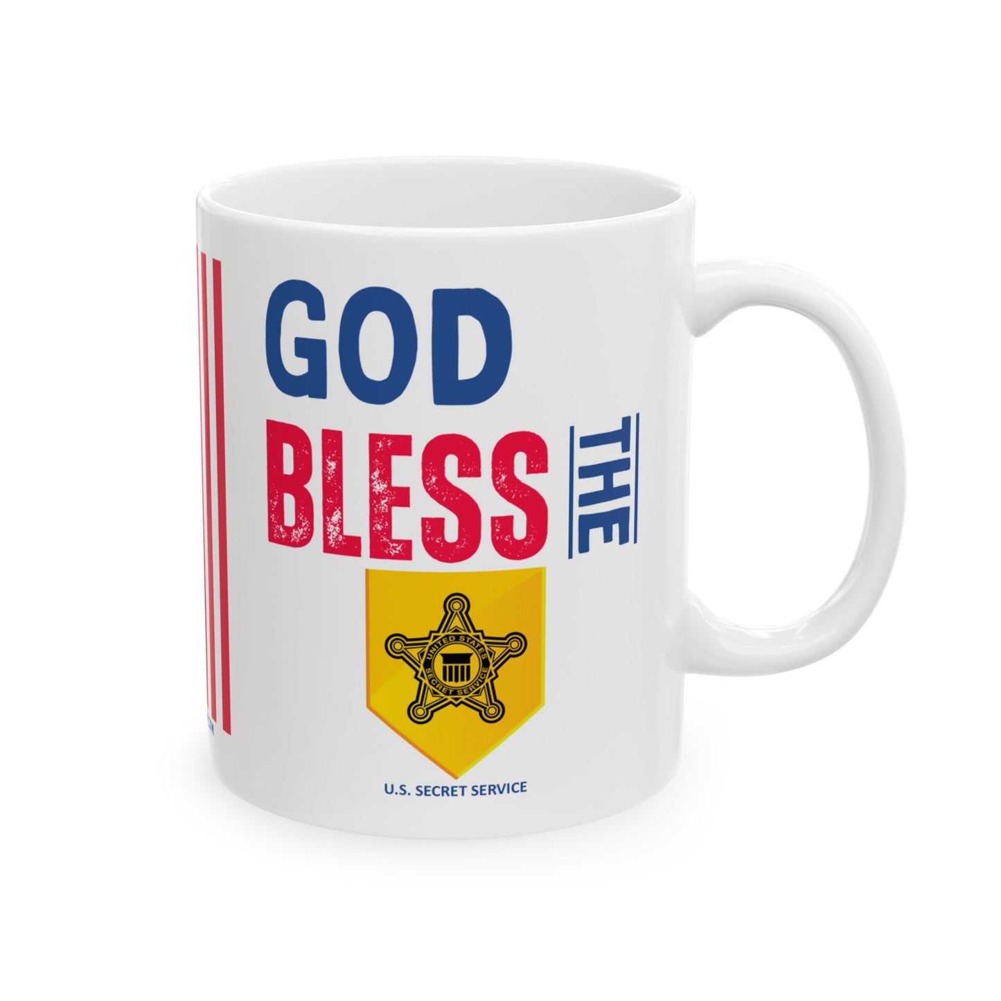 U.S. Secret Service - Major Agencies - God Bless - Mug - 11 oz