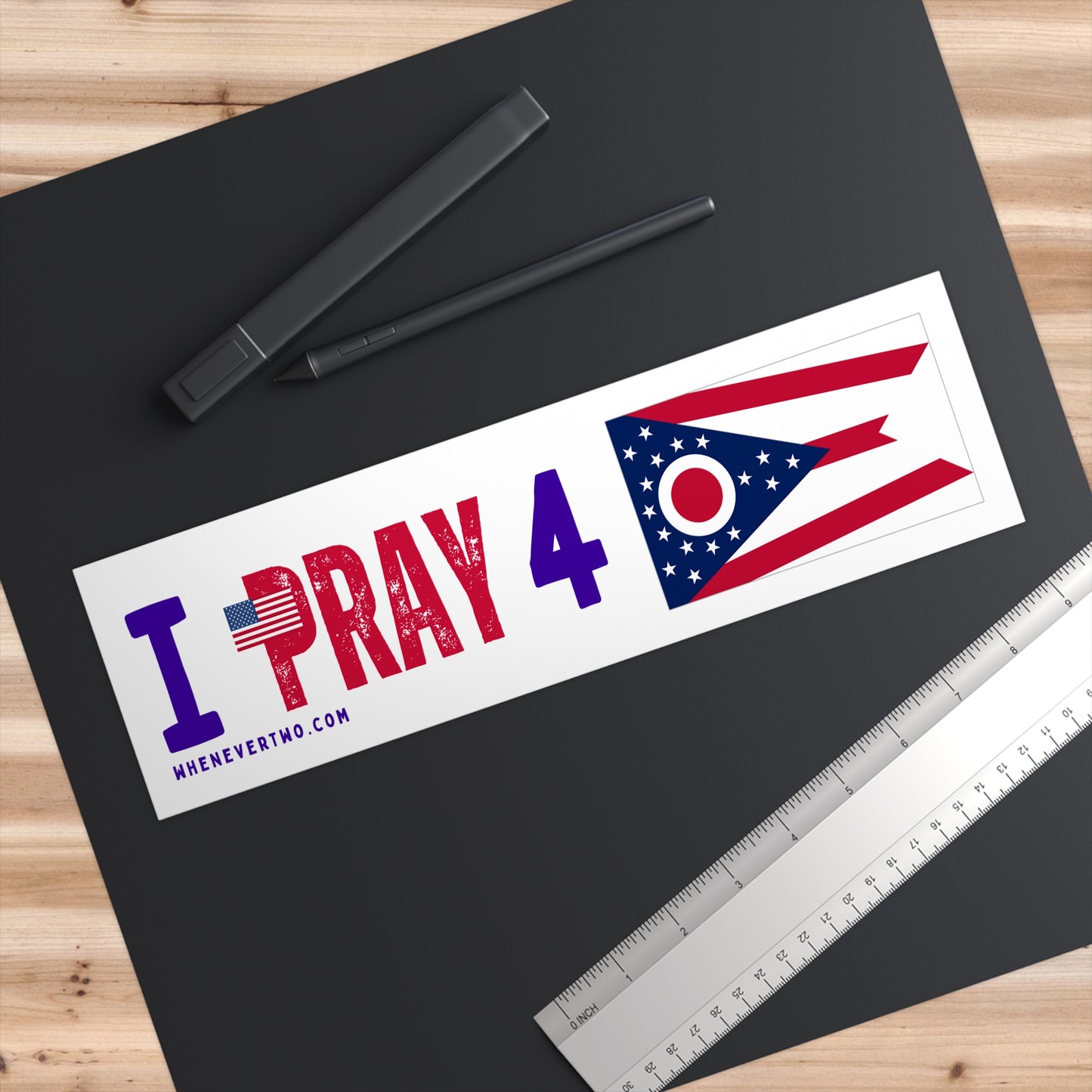 Ohio - I Pray - Bumper Sticker - Regular