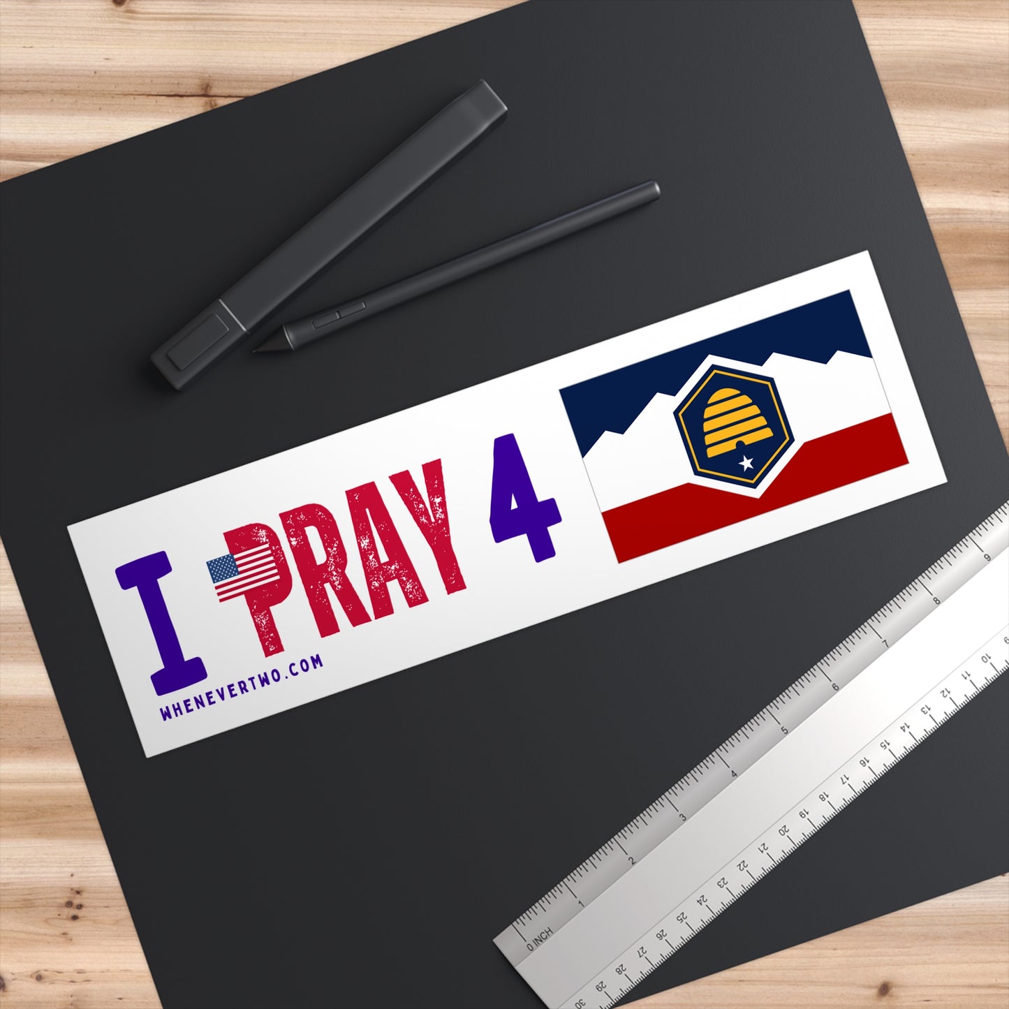Utah - I Pray - Bumper Sticker - Regular