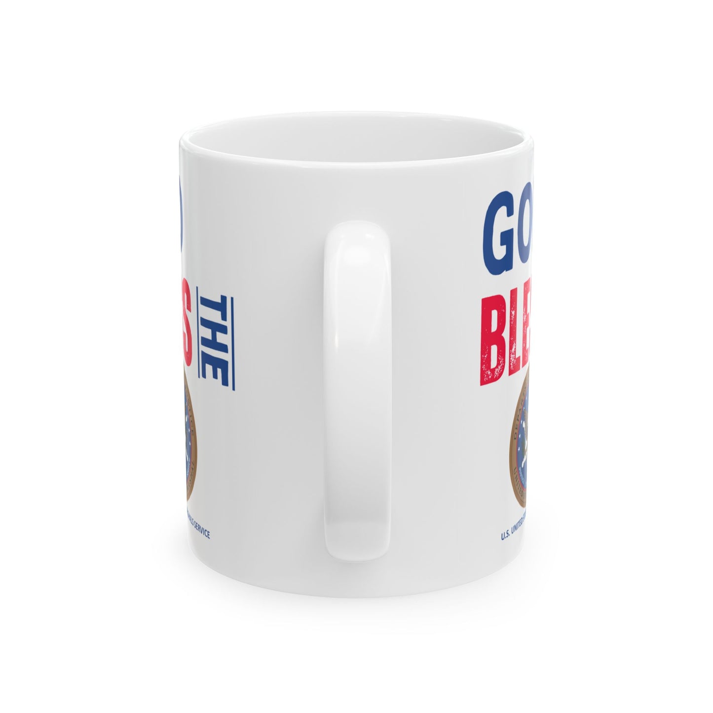 U.S. United States Marshals Service - Major Agencies - God Bless - Mug - 11 oz