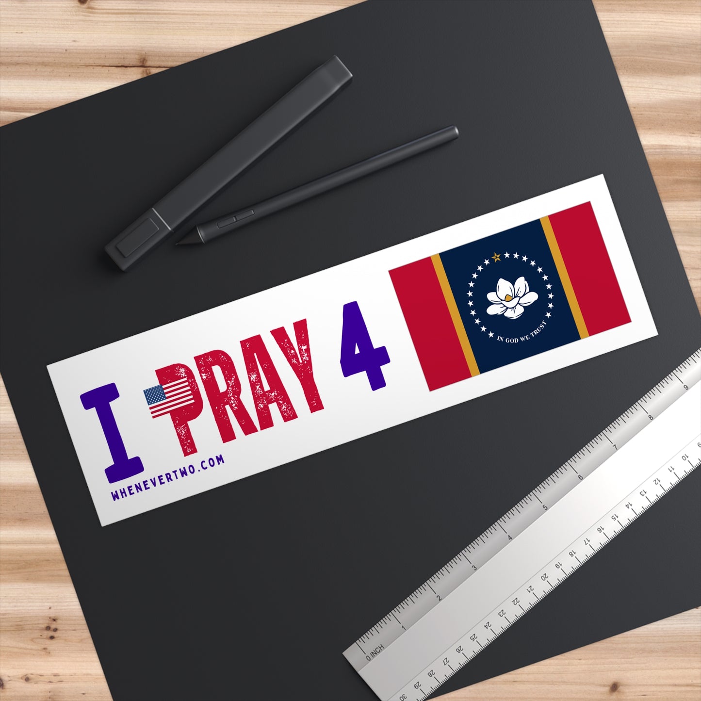 Mississippi - I Pray - Bumper Sticker - Regular