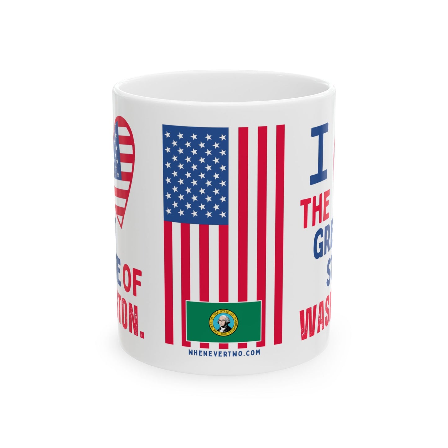 Washington - I Love - Mug - 11 oz