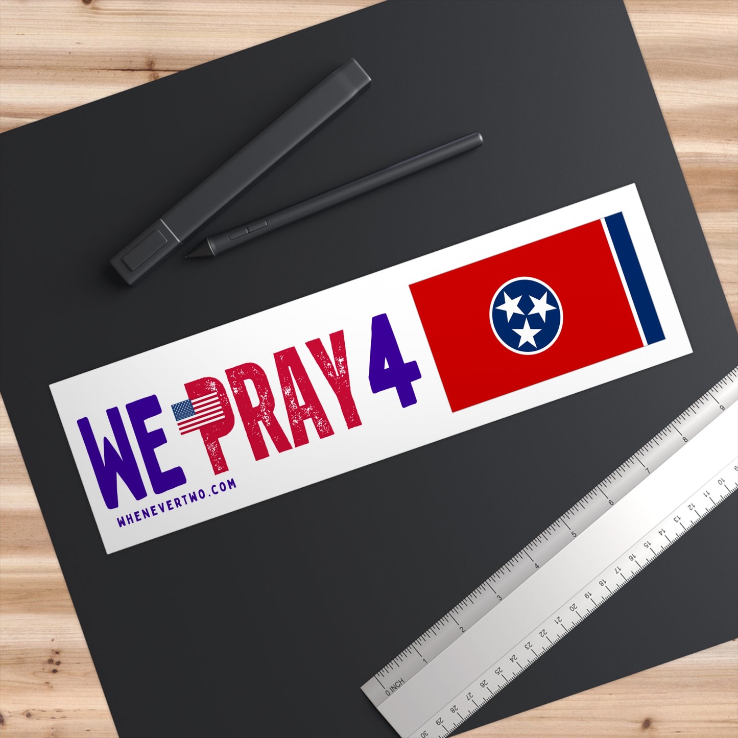 Tennessee - We Pray - Bumper Sticker - Regular