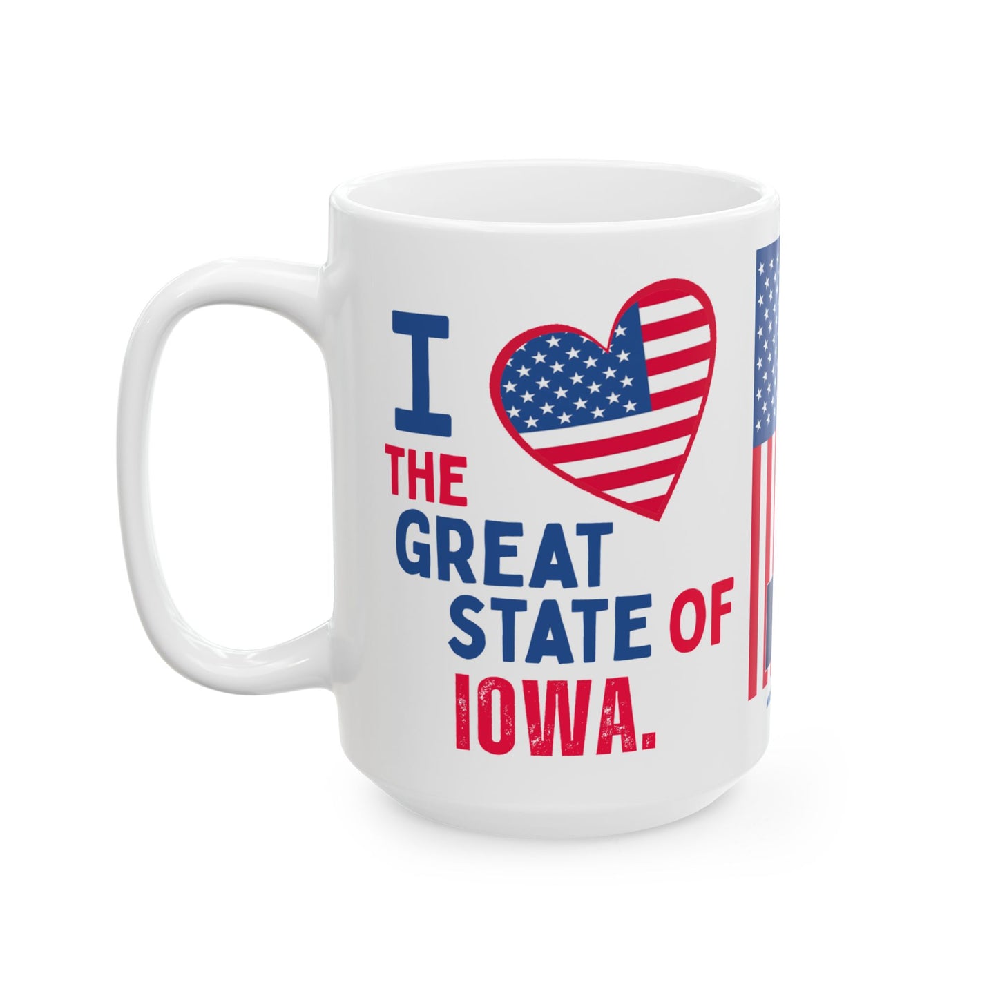 Iowa - I Love - Mug - 15 oz