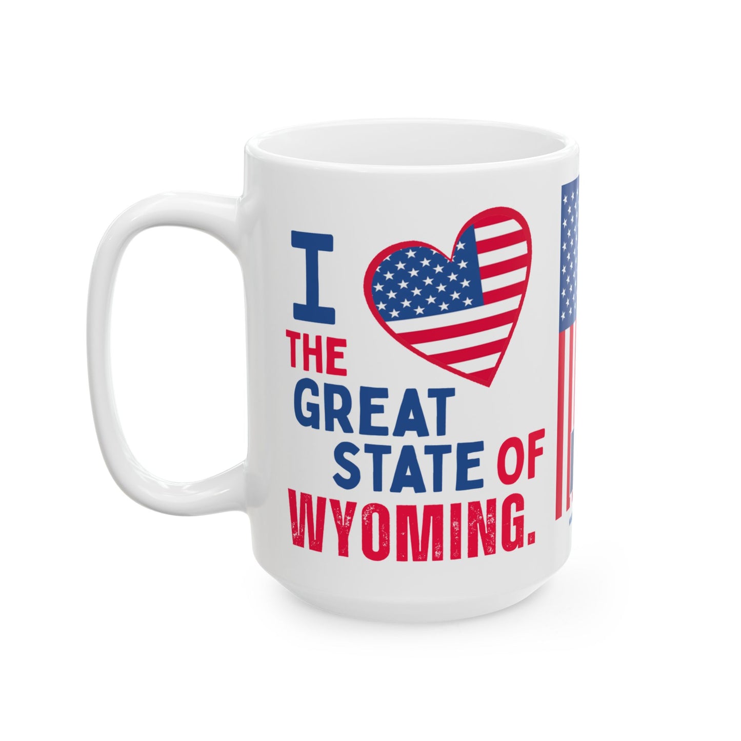 Wyoming - I Love - Mug - 15 oz