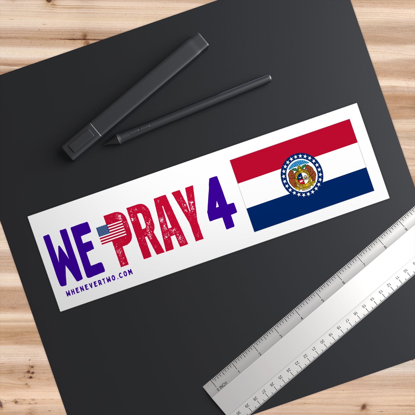 Missouri - We Pray - Bumper Sticker - Regular