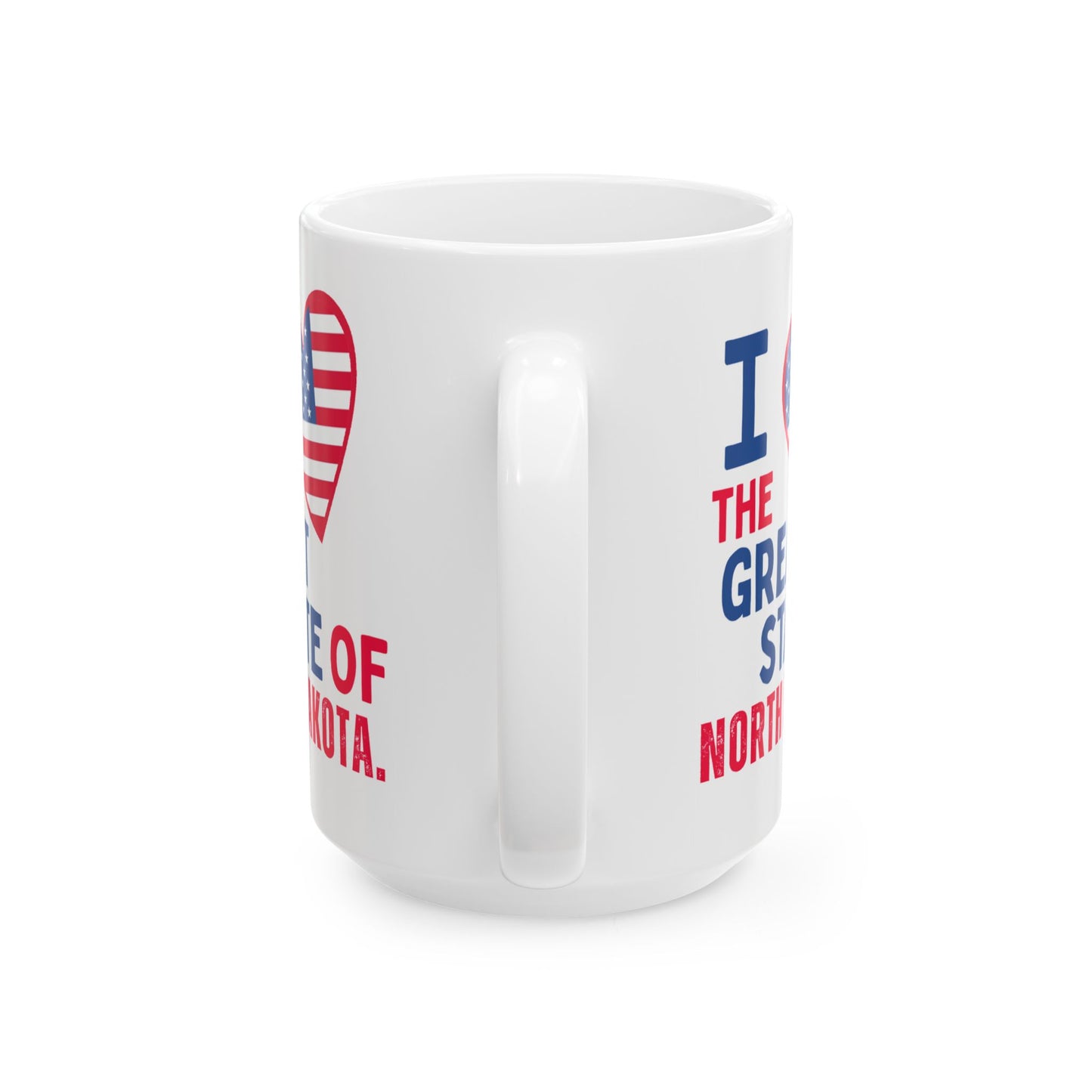 North Dakota - I Love - Mug - 15 oz
