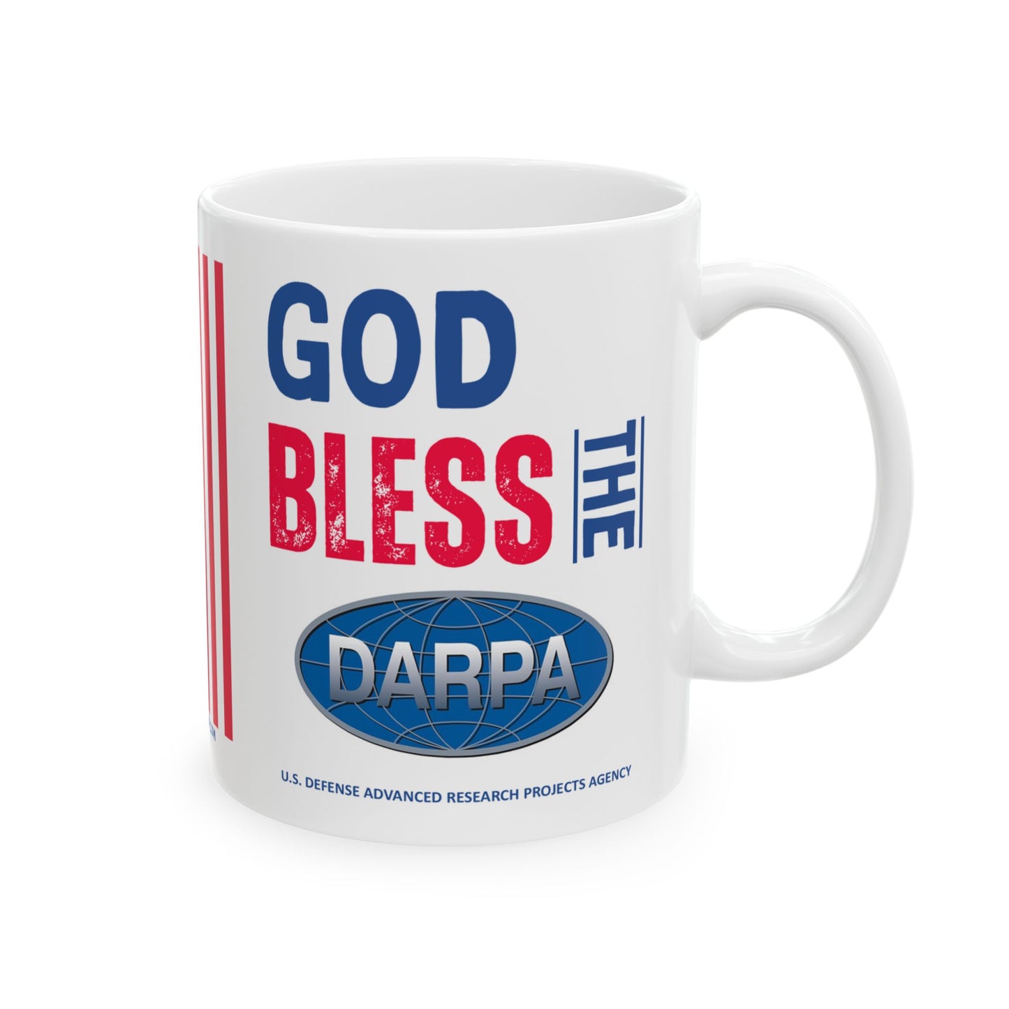 U.S. Defense Advanced Research Projects Agency - Major Agencies - God Bless - Mug - 11 oz