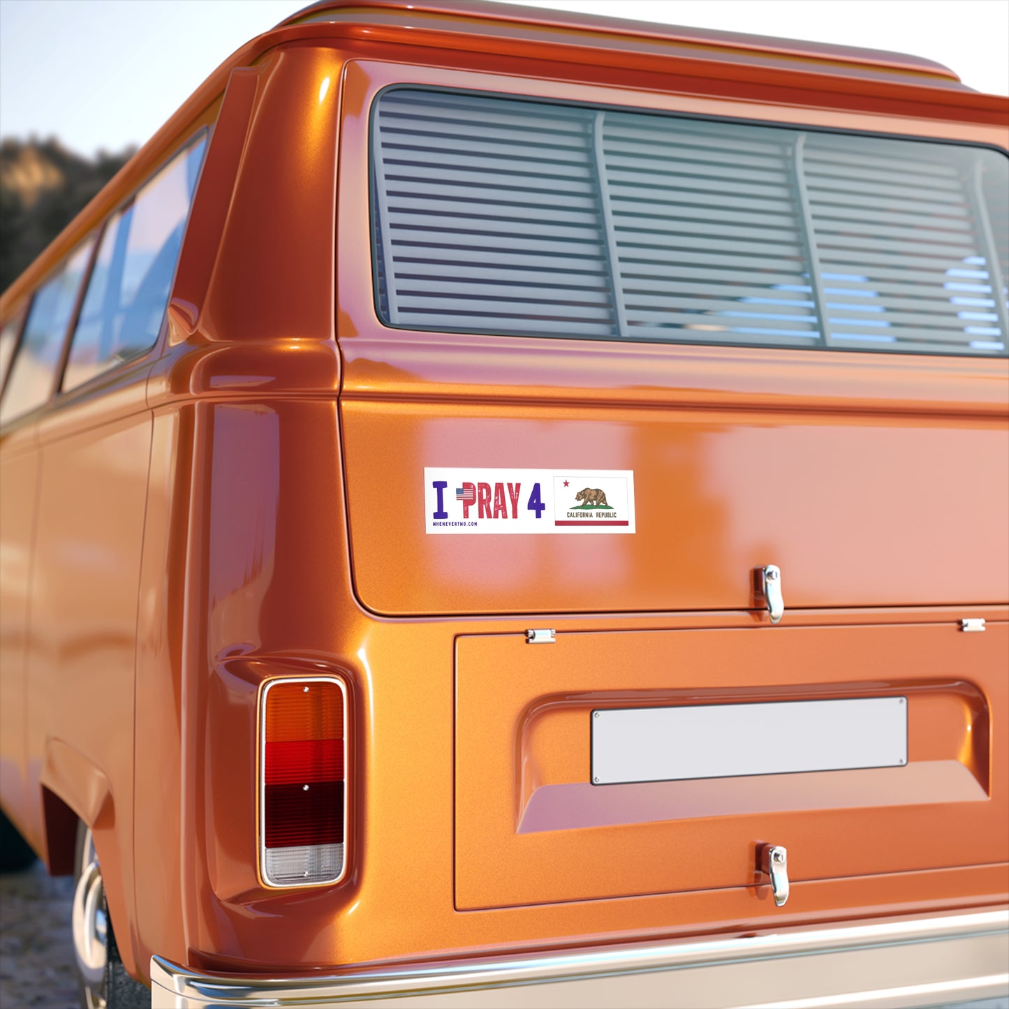California - I Pray - Bumper Sticker - Regular