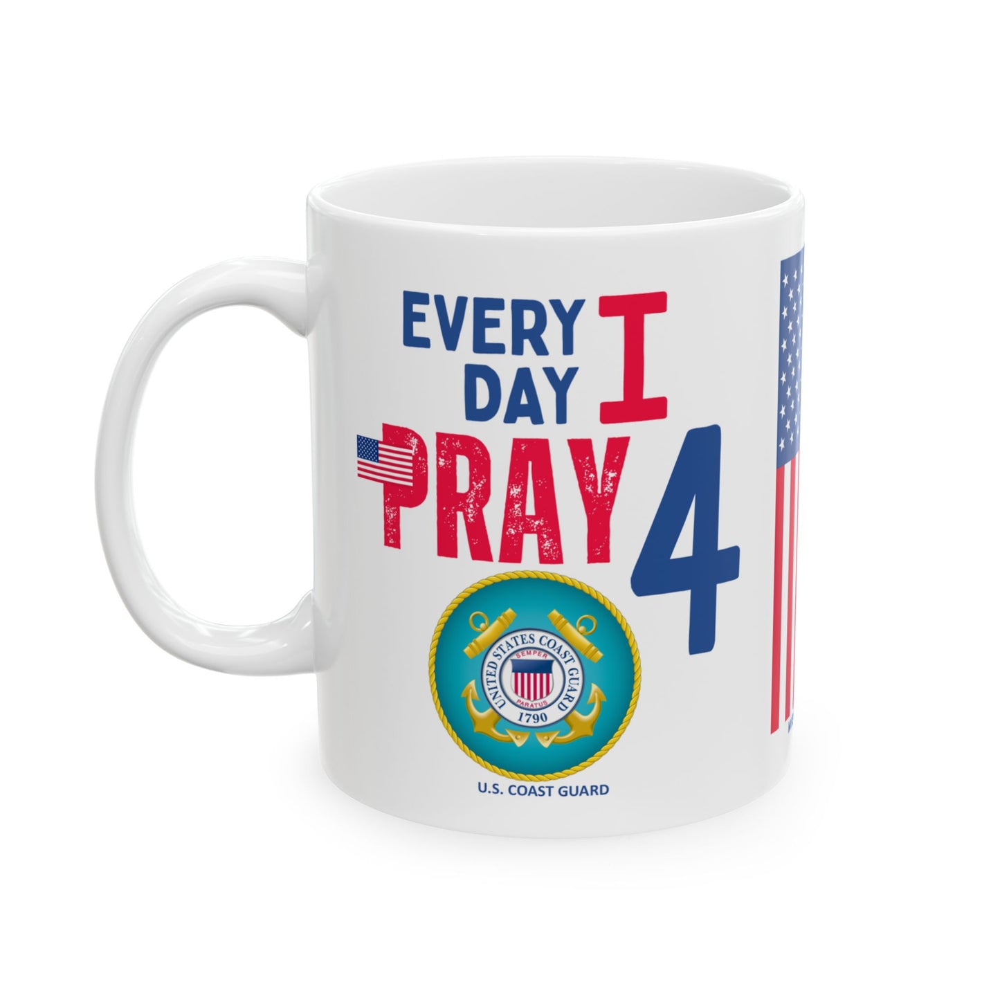 U.S. Coast Guard - Major Agencies - I Pray - Mug - 11 oz