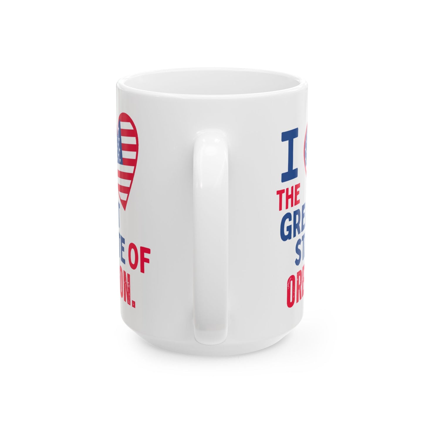 Oregon - I Love - Mug - 15 oz