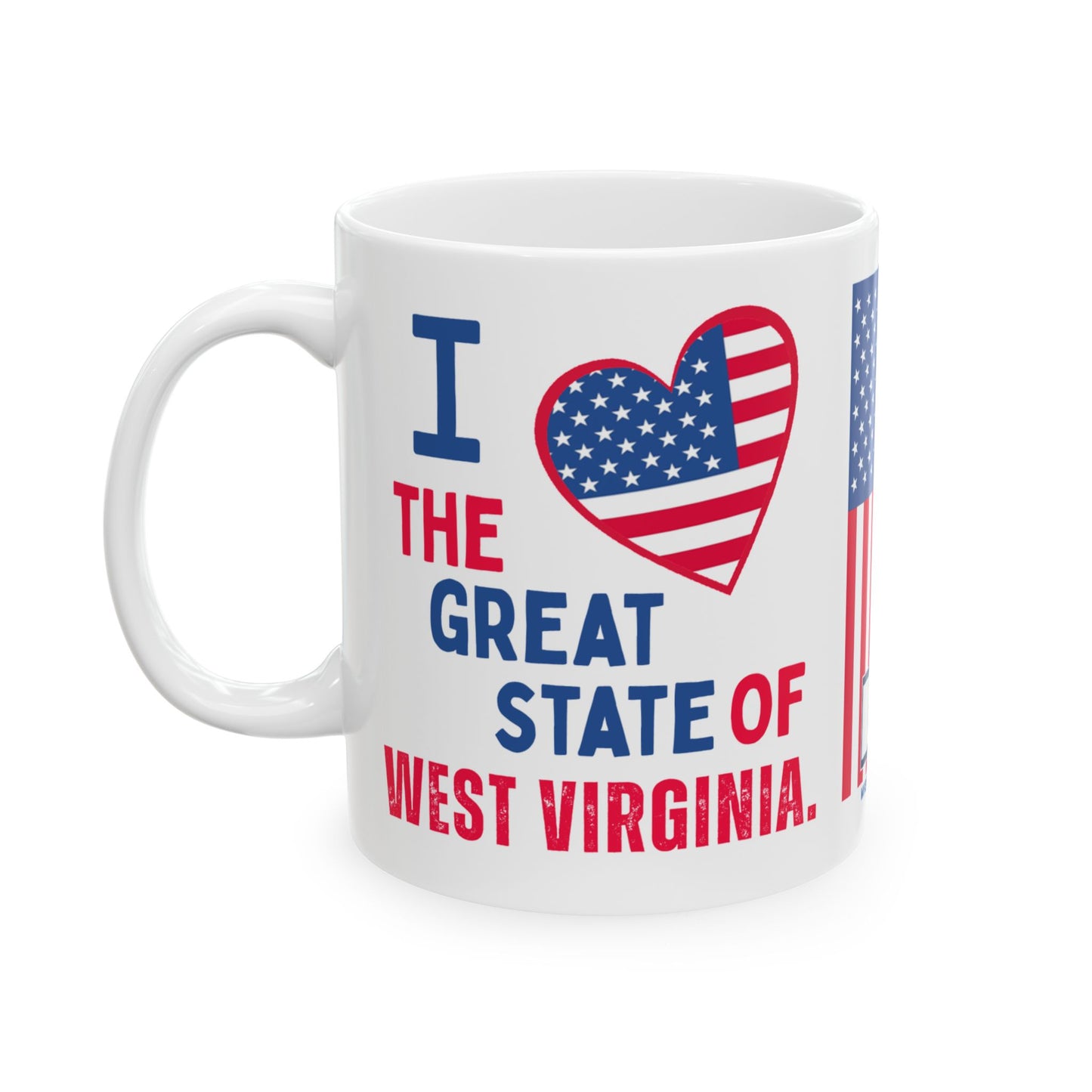 West Virginia - I Love - Mug - 11 oz
