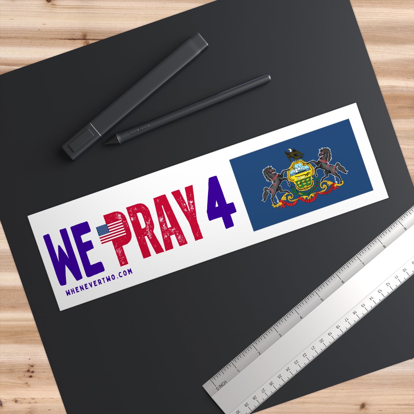 Pennsylvania - We Pray - Bumper Sticker - Regular