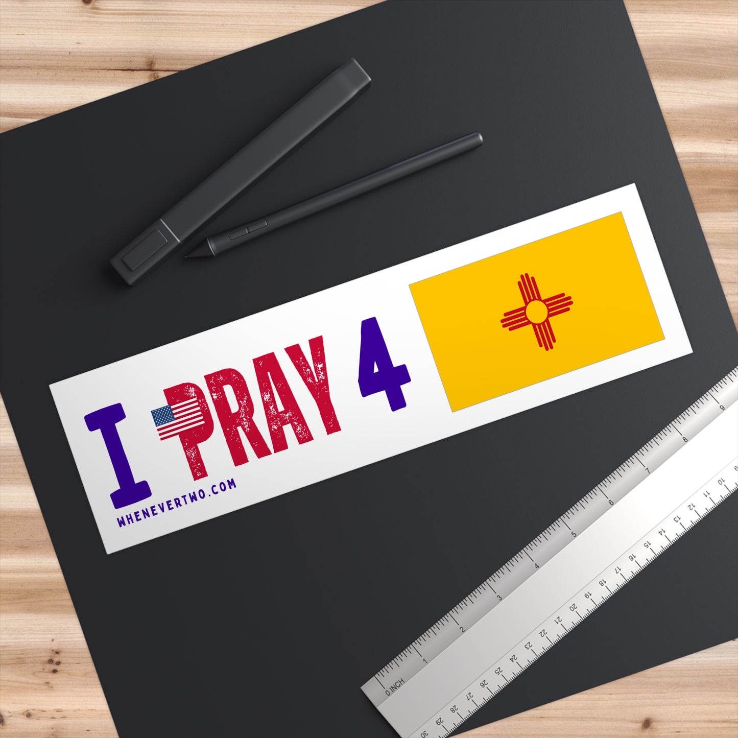 New Mexico - I Pray - Bumper Sticker - Regular
