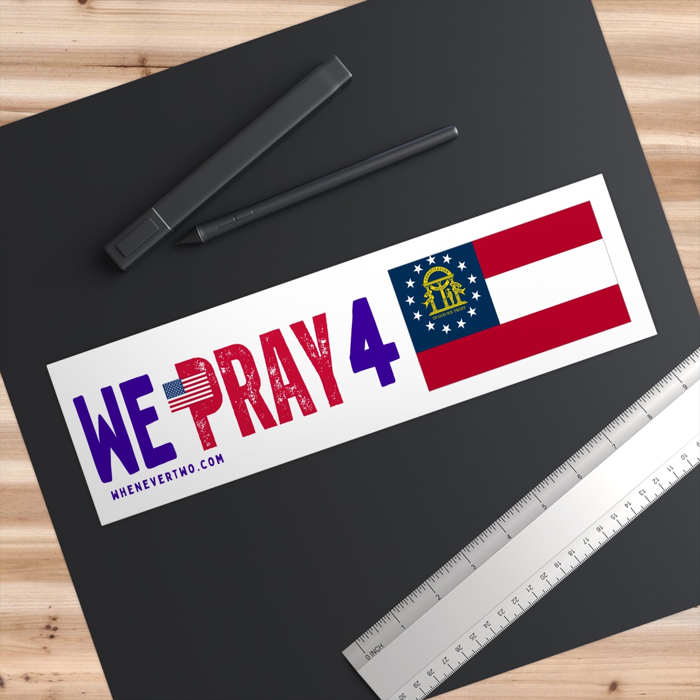 Georgia - We Pray - Bumper Sticker - Regular