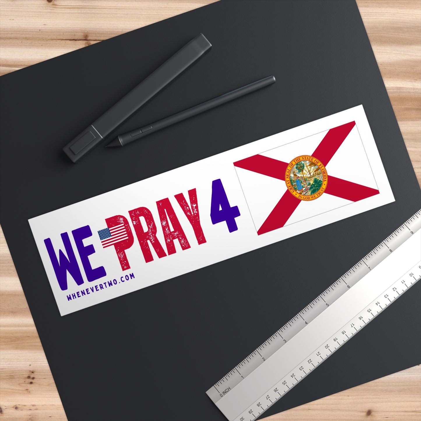 Florida - We Pray - Bumper Sticker - Regular