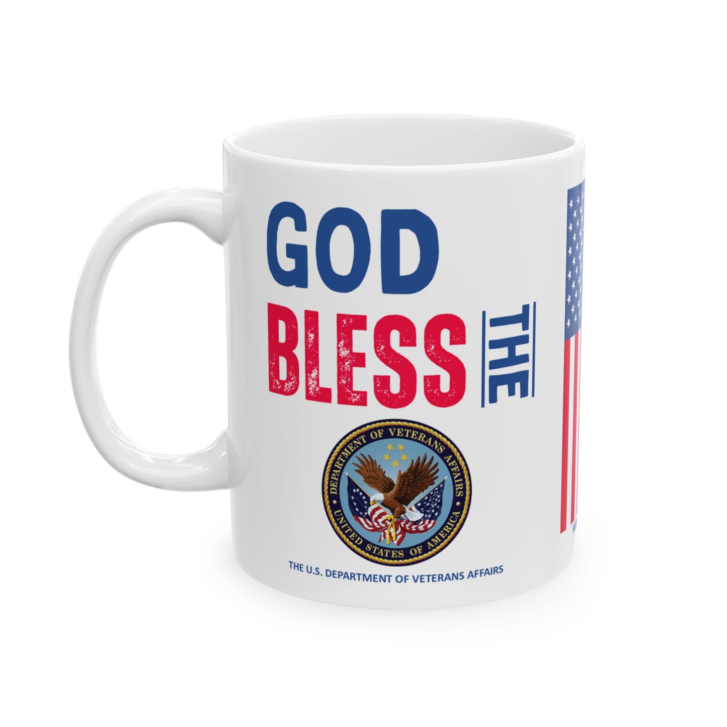 Veterans Affairs - Cabinet - God Bless - Mug - 11 oz