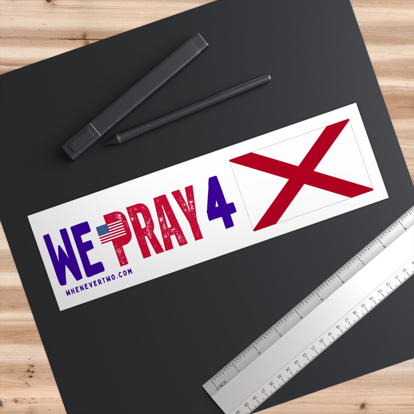 Alabama - We Pray - Bumper Sticker - Regular