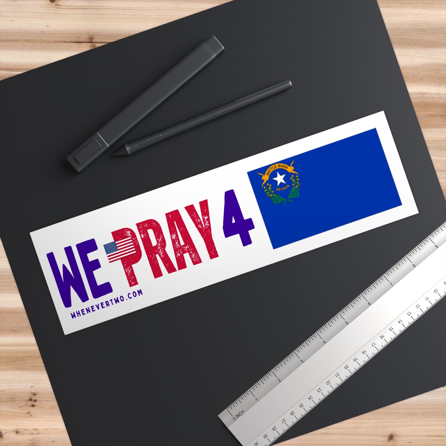 Nevada - We Pray - Bumper Sticker - Regular